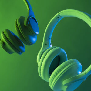 still life wireless cyberpunk headphones