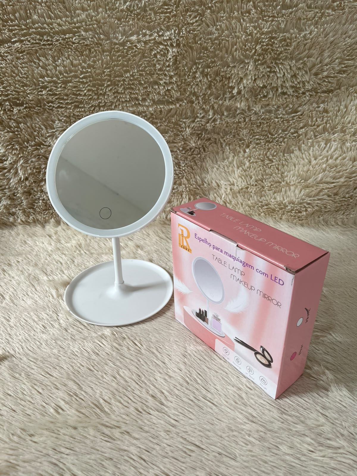 Espelho de Mesa com LED para Maquiagem - Imagem 3