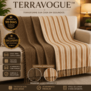 MANTA DECORATIVA TERRAVOGUE