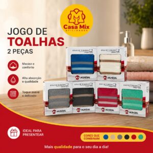 jogo de toalhas