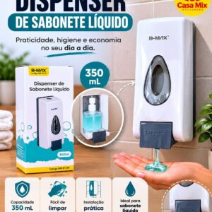 Dispenser de Sabonete Líquido 350mL