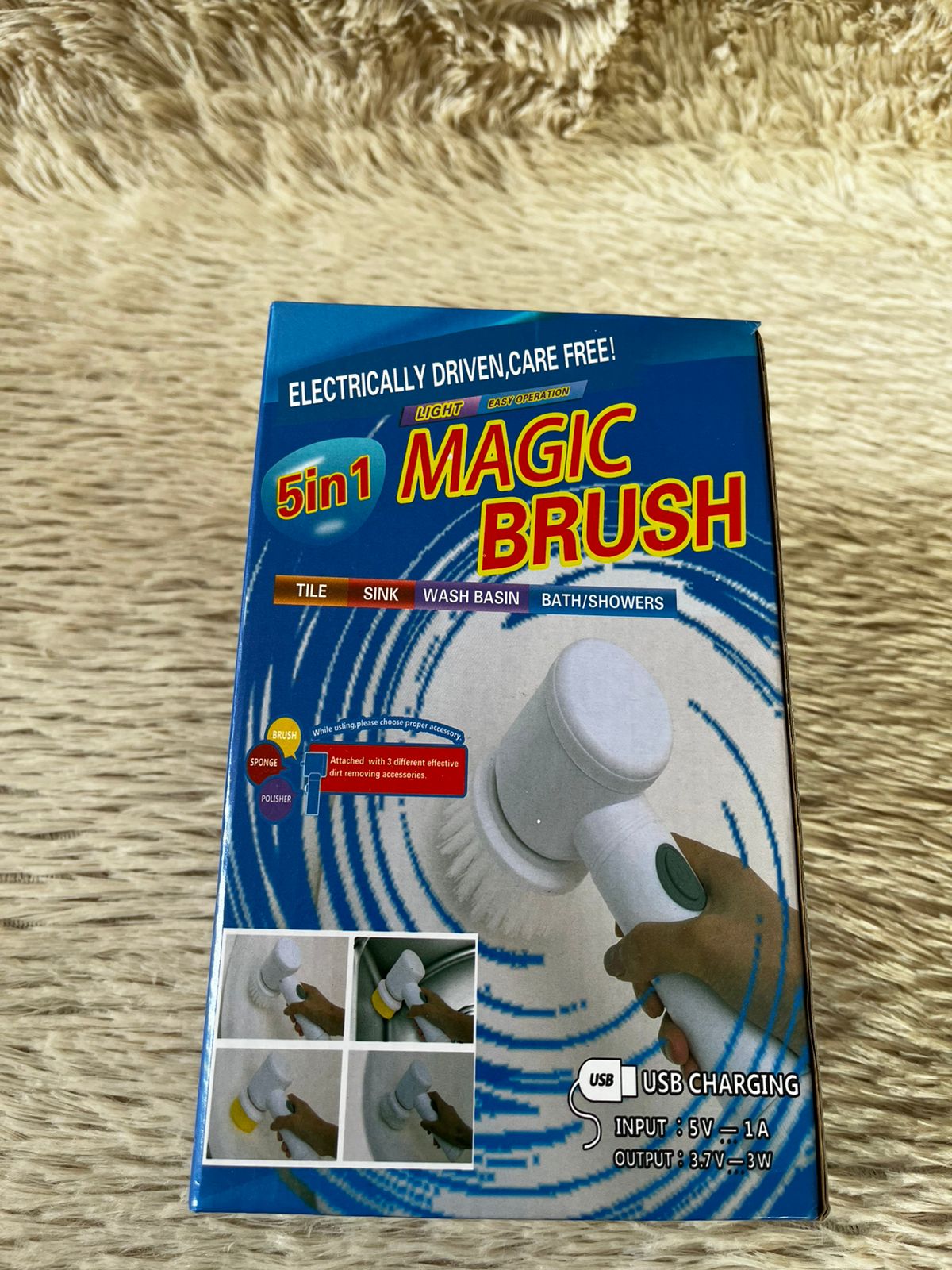 Escova de Limpeza Elétrica Magic Brush - Imagem 4