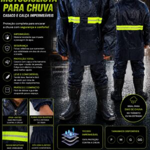 KIT MOTOCICLISTA PARA CHUVA