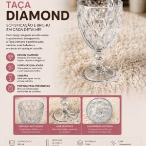 TAÇA DIAMOND 340ML