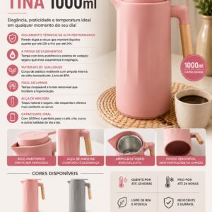 Garrafa Térmica Tina 1000ml