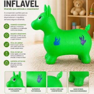 CAVALINHO INFLÁVEL INFANTIL