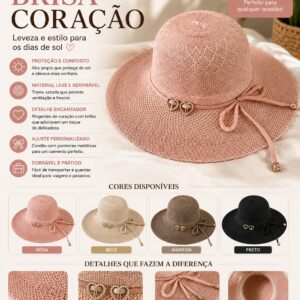 Chapéu Brisa Coração