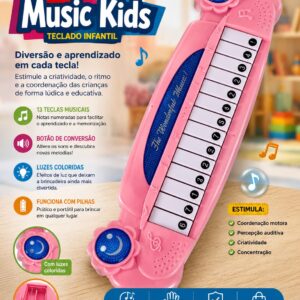 Teclado Infantil Music Kids