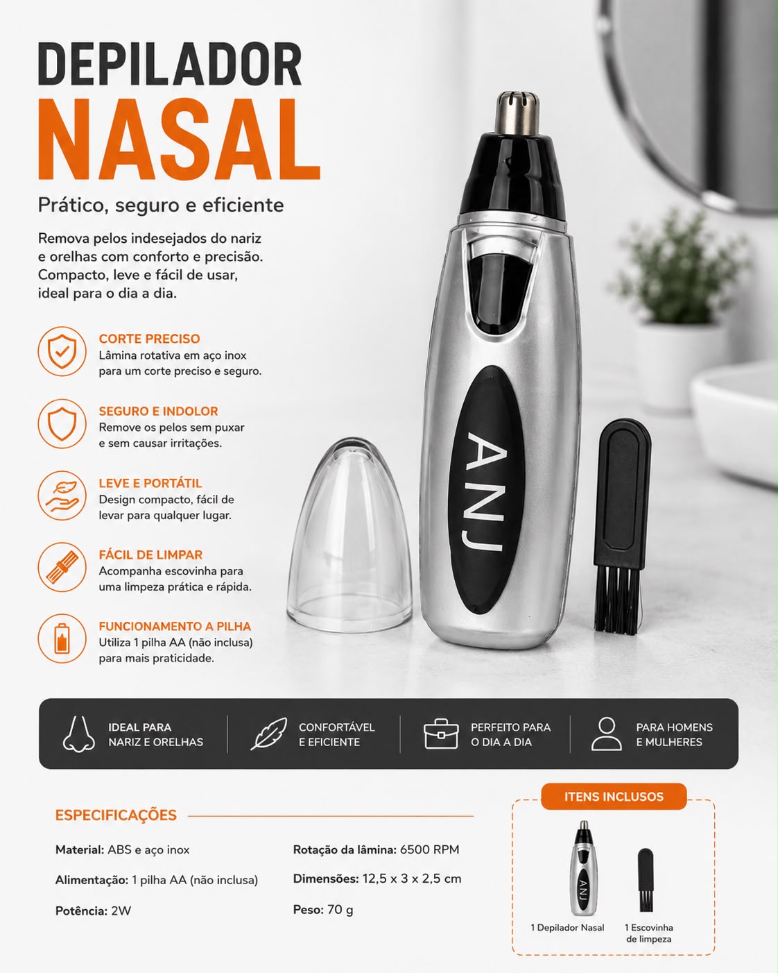 DEPILADOR NASAL
