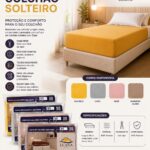 CAPA DE COLCHÃO SOLTEIRO COM ZÍPER